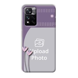 Lilac Pattern Customized Printed Back Cover for Xiaomi 11i 5G