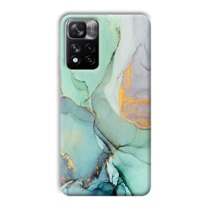 Green Marble Phone Customized Printed Back Cover for Xiaomi 11i 5G