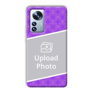Purple Design Customized Printed Back Cover for Xiaomi 12 Pro