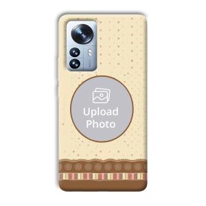 Brown Design Customized Printed Back Cover for Xiaomi 12 Pro