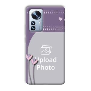Lilac Pattern Customized Printed Back Cover for Xiaomi 12 Pro