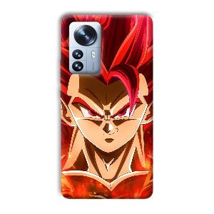 Goku Design Phone Customized Printed Back Cover for Xiaomi 12 Pro