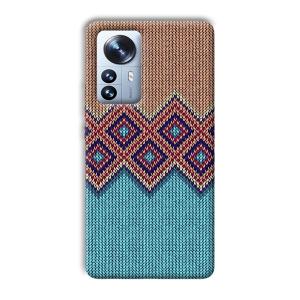 Fabric Design Phone Customized Printed Back Cover for Xiaomi 12 Pro