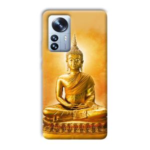 Golden Buddha Phone Customized Printed Back Cover for Xiaomi 12 Pro