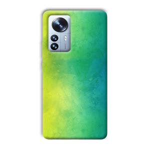 Green Pattern Phone Customized Printed Back Cover for Xiaomi 12 Pro