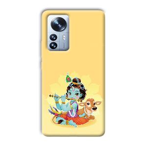 Baby Krishna Phone Customized Printed Back Cover for Xiaomi 12 Pro