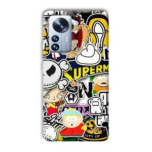 Cartoons Phone Customized Printed Back Cover for Xiaomi 12 Pro