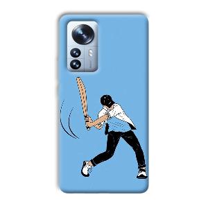 Cricketer Phone Customized Printed Back Cover for Xiaomi 12 Pro