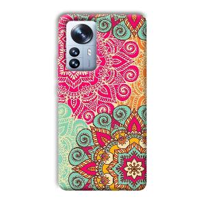 Floral Design Phone Customized Printed Back Cover for Xiaomi 12 Pro