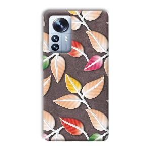 Leaves Phone Customized Printed Back Cover for Xiaomi 12 Pro