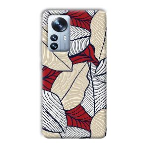 Leafy Pattern Phone Customized Printed Back Cover for Xiaomi 12 Pro