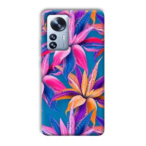 Aqautic Flowers Phone Customized Printed Back Cover for Xiaomi 12 Pro