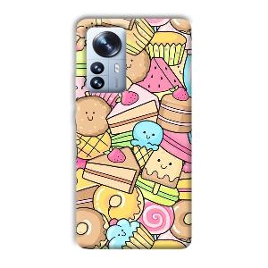 Love Desserts Phone Customized Printed Back Cover for Xiaomi 12 Pro