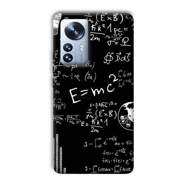 E is Equal To MC2 Phone Customized Printed Back Cover for Xiaomi 12 Pro