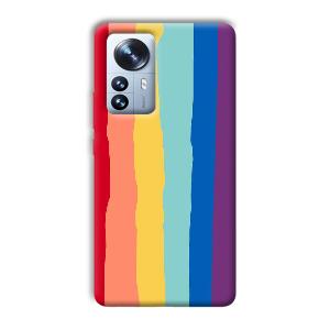 Vertical Paint Phone Customized Printed Back Cover for Xiaomi 12 Pro
