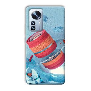 Blue Design Phone Customized Printed Back Cover for Xiaomi 12 Pro
