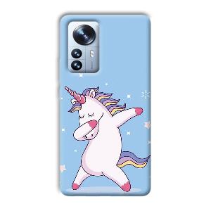 Unicorn Dab Phone Customized Printed Back Cover for Xiaomi 12 Pro