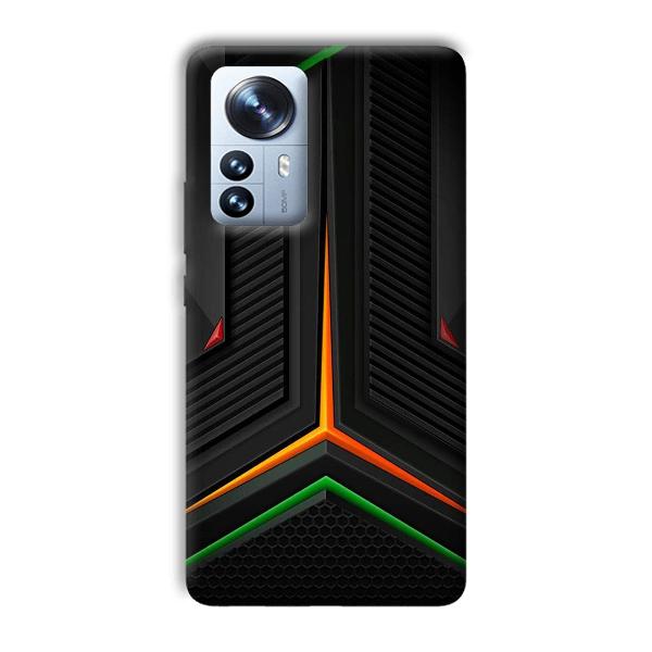Black Design Phone Customized Printed Back Cover for Xiaomi 12 Pro