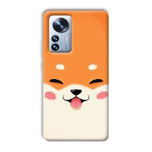 Smiley Cat Phone Customized Printed Back Cover for Xiaomi 12 Pro