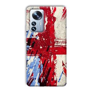 Red Cross Design Phone Customized Printed Back Cover for Xiaomi 12 Pro