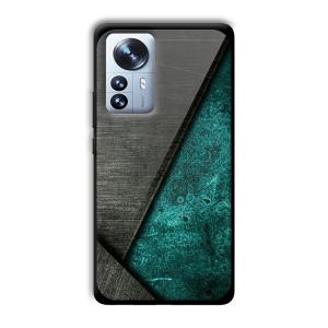 Aqua Green Customized Printed Glass Back Cover for Xiaomi 12 Pro