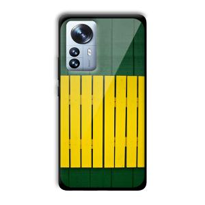 Yellow Fence Customized Printed Glass Back Cover for Xiaomi 12 Pro