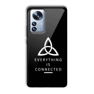 Everything is Connected Customized Printed Glass Back Cover for Xiaomi 12 Pro