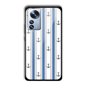 Sailor Anchors Customized Printed Glass Back Cover for Xiaomi 12 Pro