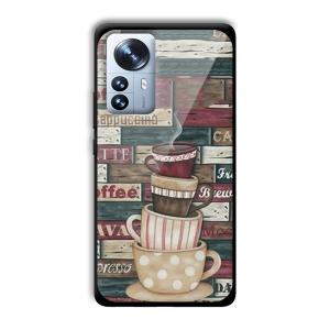 Coffee Design Customized Printed Glass Back Cover for Xiaomi 12 Pro