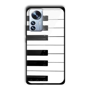 Piano Customized Printed Glass Back Cover for Xiaomi 12 Pro