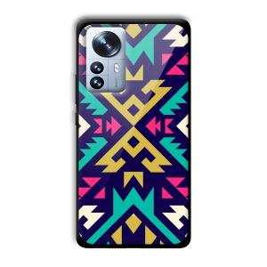 Arrows Abstract Customized Printed Glass Back Cover for Xiaomi 12 Pro
