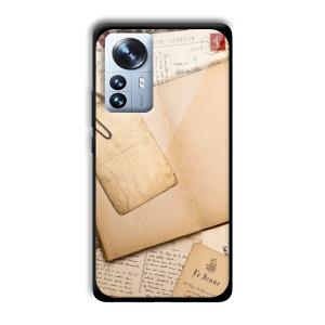 Journal Entry Customized Printed Glass Back Cover for Xiaomi 12 Pro