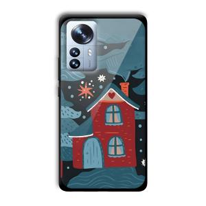 Red House Customized Printed Glass Back Cover for Xiaomi 12 Pro