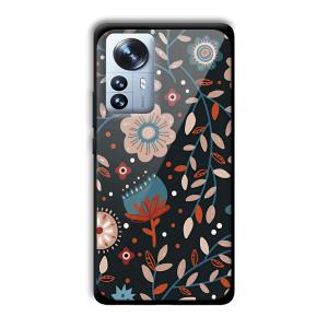 Abstract Art Customized Printed Glass Back Cover for Xiaomi 12 Pro