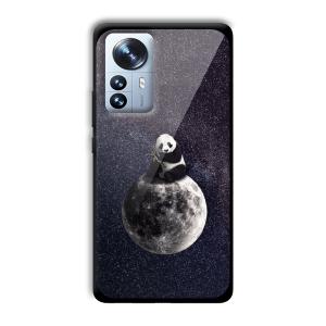Astronaut Panda Customized Printed Glass Back Cover for Xiaomi 12 Pro