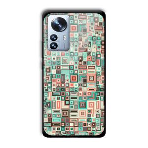 Green Maze Customized Printed Glass Back Cover for Xiaomi 12 Pro