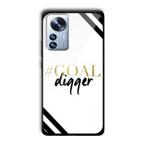 Goal Digger Customized Printed Glass Back Cover for Xiaomi 12 Pro