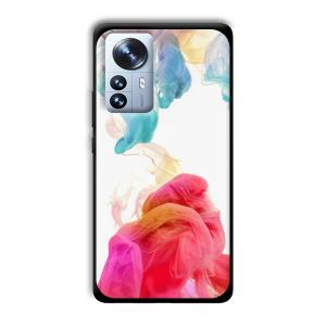 Water Colors Customized Printed Glass Back Cover for Xiaomi 12 Pro