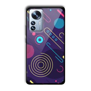 Purple Music Customized Printed Glass Back Cover for Xiaomi 12 Pro