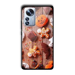 Gingerbread Customized Printed Glass Back Cover for Xiaomi 12 Pro