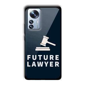 Future Lawyer Customized Printed Glass Back Cover for Xiaomi 12 Pro