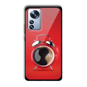 Morning Coffee Customized Printed Glass Back Cover for Xiaomi 12 Pro