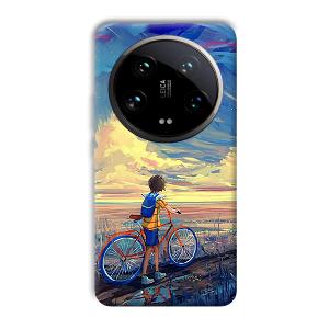 Boy & Sunset Phone Customized Printed Back Cover for Xiaomi