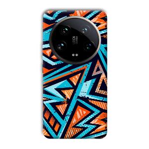 Zig Zag Pattern Phone Customized Printed Back Cover for Xiaomi