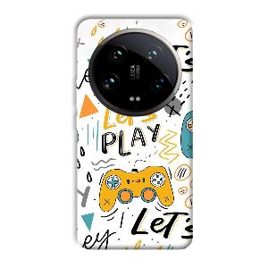 Let's Play Phone Customized Printed Back Cover for Xiaomi