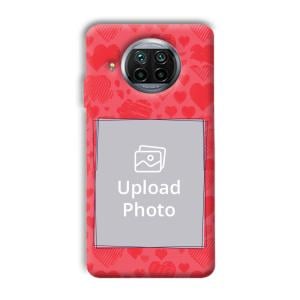 Red Hearts Customized Printed Back Cover for Xiaomi Mi 10i