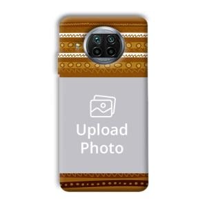 Brown Lines Customized Printed Back Cover for Xiaomi Mi 10i