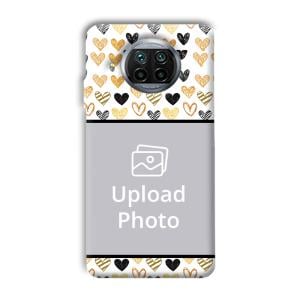 Small Hearts Customized Printed Back Cover for Xiaomi Mi 10i