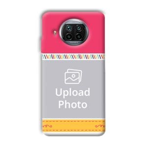 Pink Yellow Customized Printed Back Cover for Xiaomi Mi 10i