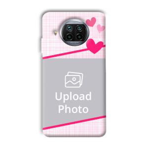 Pink Check Customized Printed Back Cover for Xiaomi Mi 10i